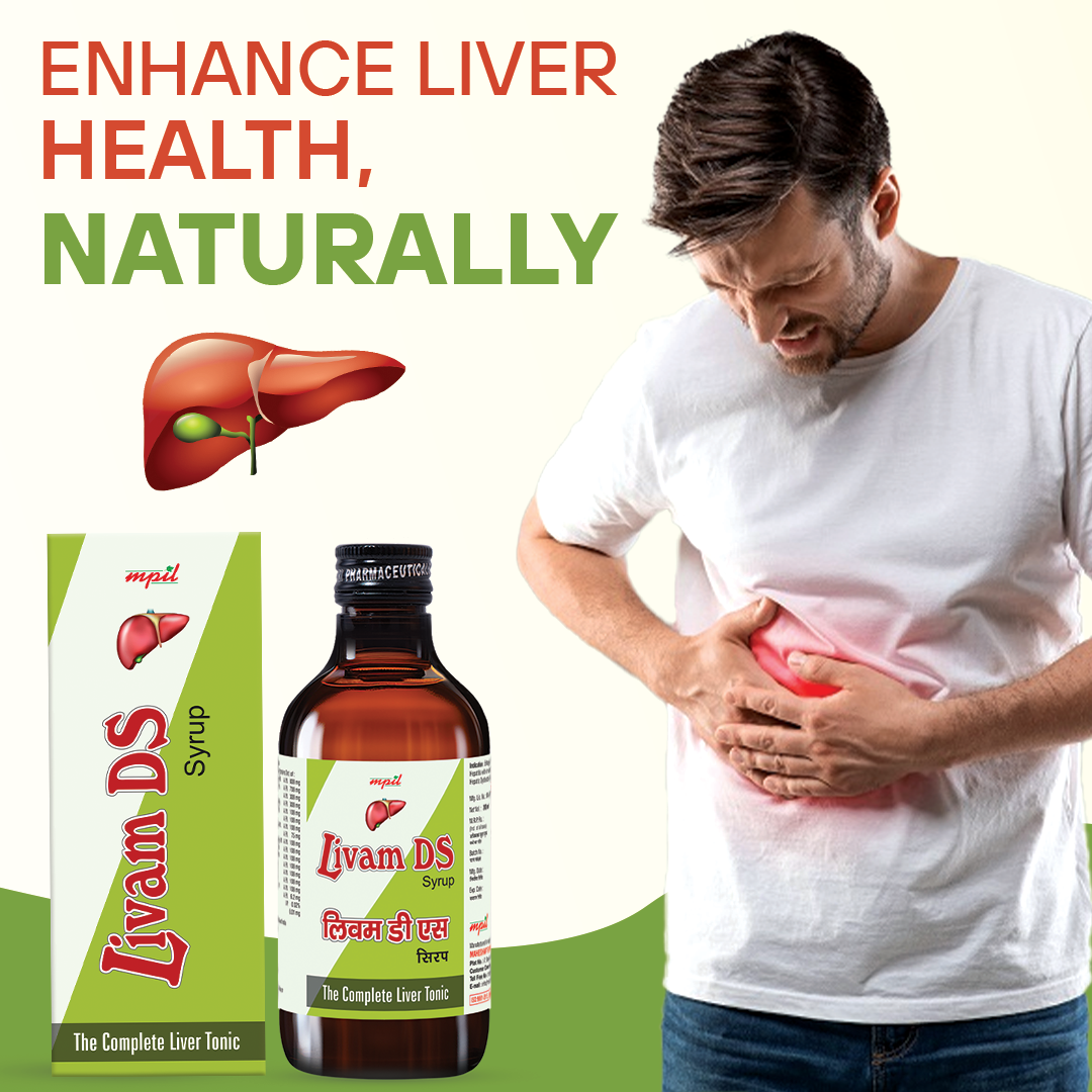 Livam DS Syrup | Natural Liver Herbal Tonic Fatty Liver tonic