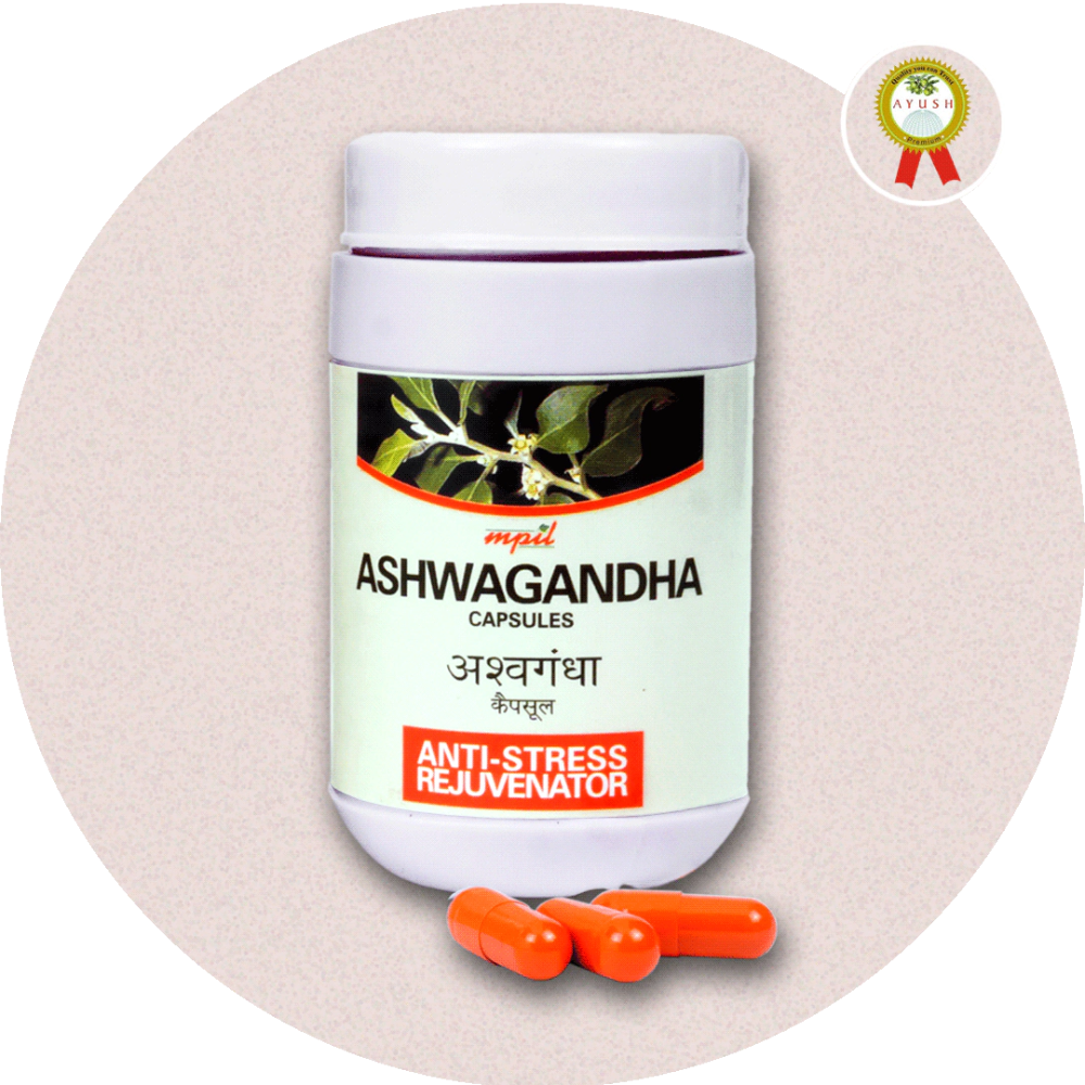 Ashwagandha capsule| Extract 350Mg + Jatamansi Extract (100Gm)