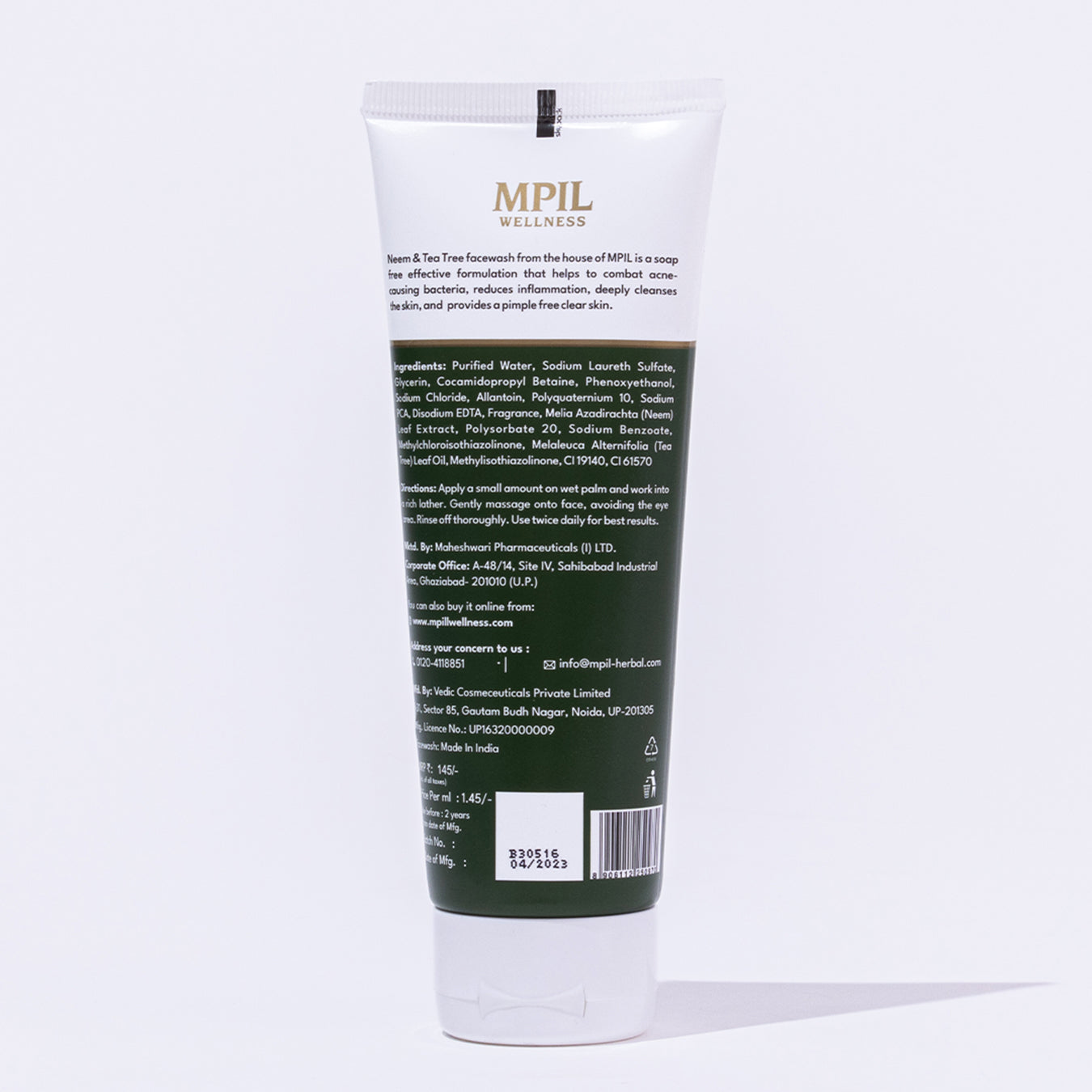 Neem and Tea Tree Facewash