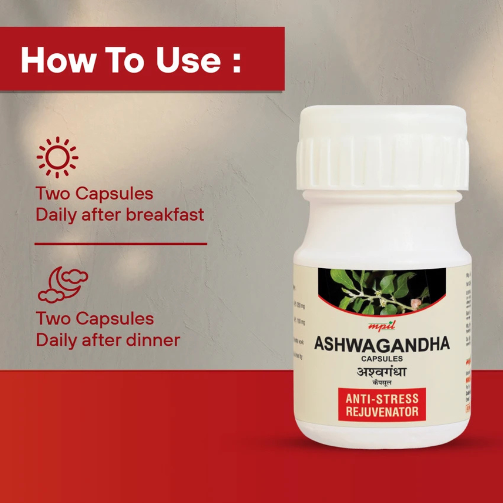 Ashwagandha capsule| Extract 350Mg + Jatamansi Extract (100Gm)