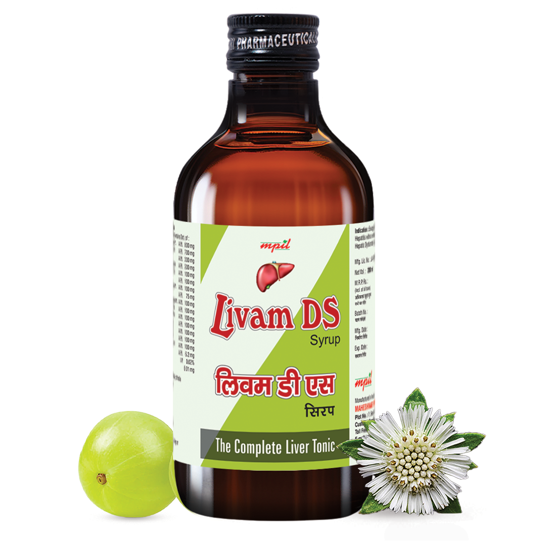Livam DS Syrup | Natural Liver Herbal Tonic Fatty Liver tonic