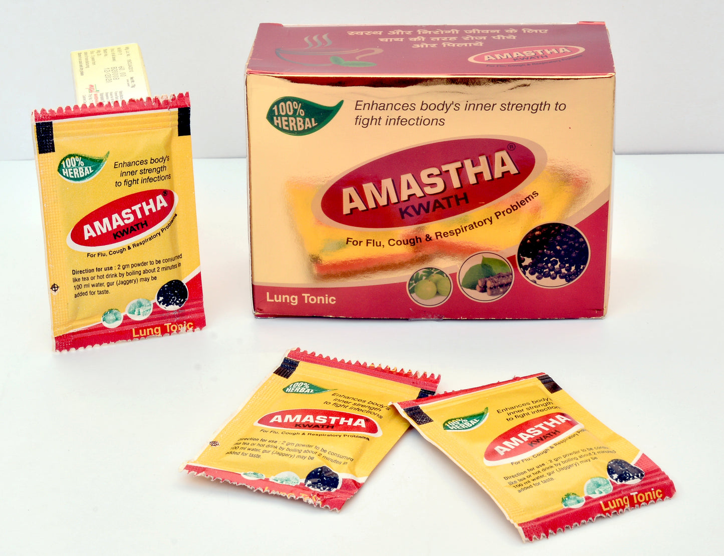 AMASTHA KWATH (Kadha)respiratory ailments and enhance immunity(2 gm X 30 Sachets)