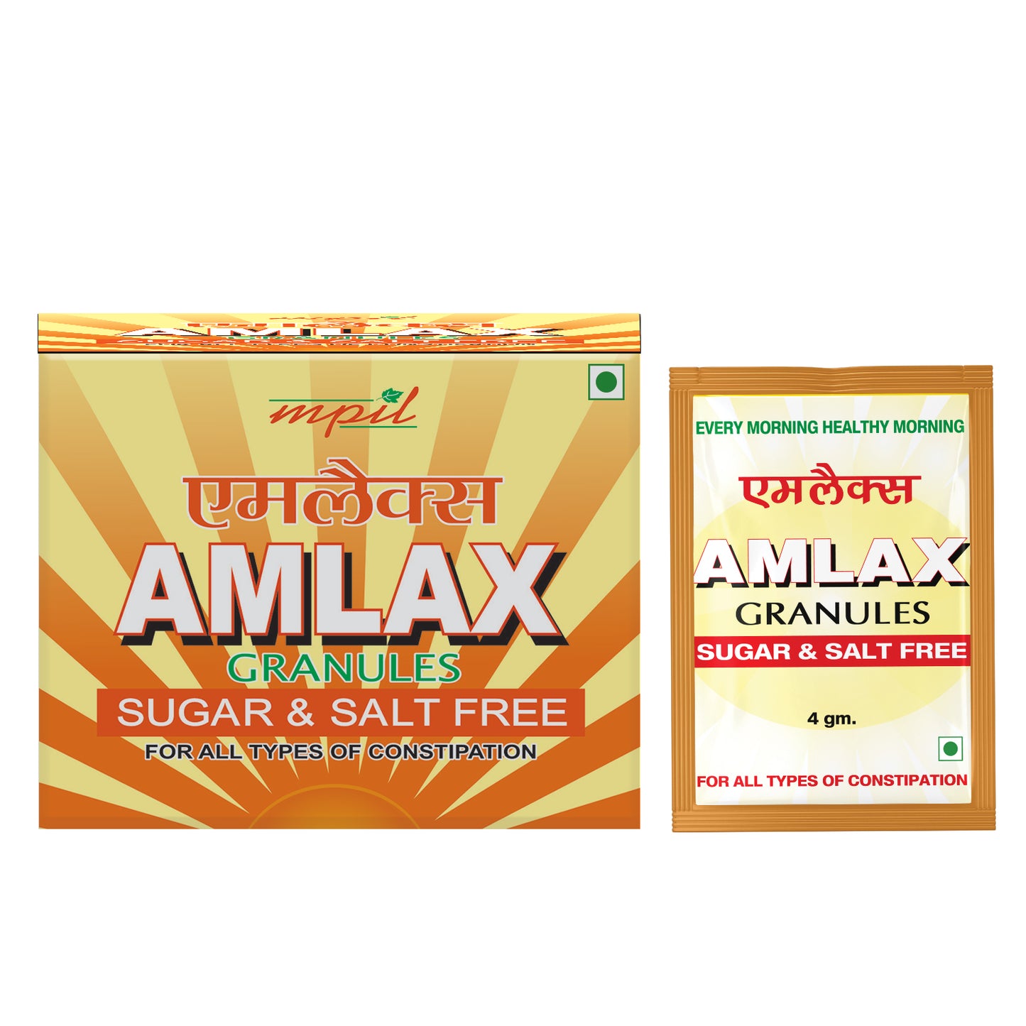 Amlax Granules Relief from Constipation 20 Sachets -Pack PACK OF 4