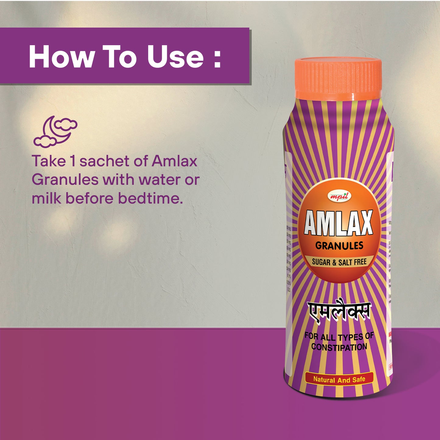 Amlax Granules Relief from Constipation 120gm