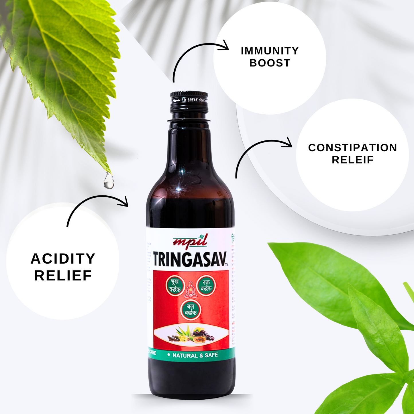 Tringasav Digestive Tonic Natural Appetizer Syrup