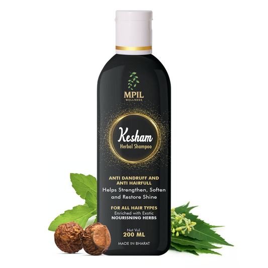 Kesham Herbal Anti dandruff Shampoo 200ml (Pack of 2)