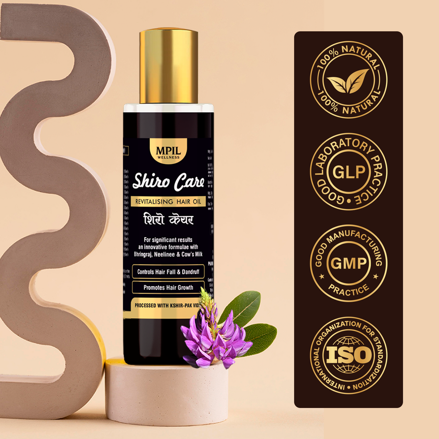 MPIL Shiro Care Hair Oil With Bhringraj | Hair Oil for unisex | Almond Oil Goodness Of More Than 18 Herbs And Oil | 100ML