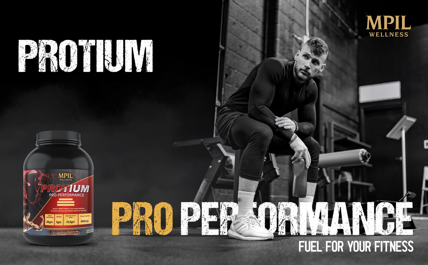 Protium - Pro Performance Protein Powder (1kg) - 26g/Scoop