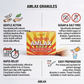 Amlax Granules: Natural Constipation Relief 24 Sachets Each PACK OF 4