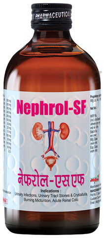 Nephrol Syrup Kidney stone Medicine sugar free