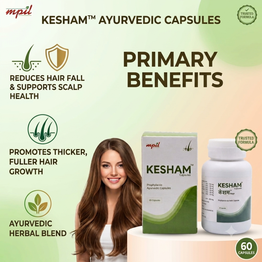 Kesham Capsule: Powerful Herbal Hair Nourishment & Growth Formula