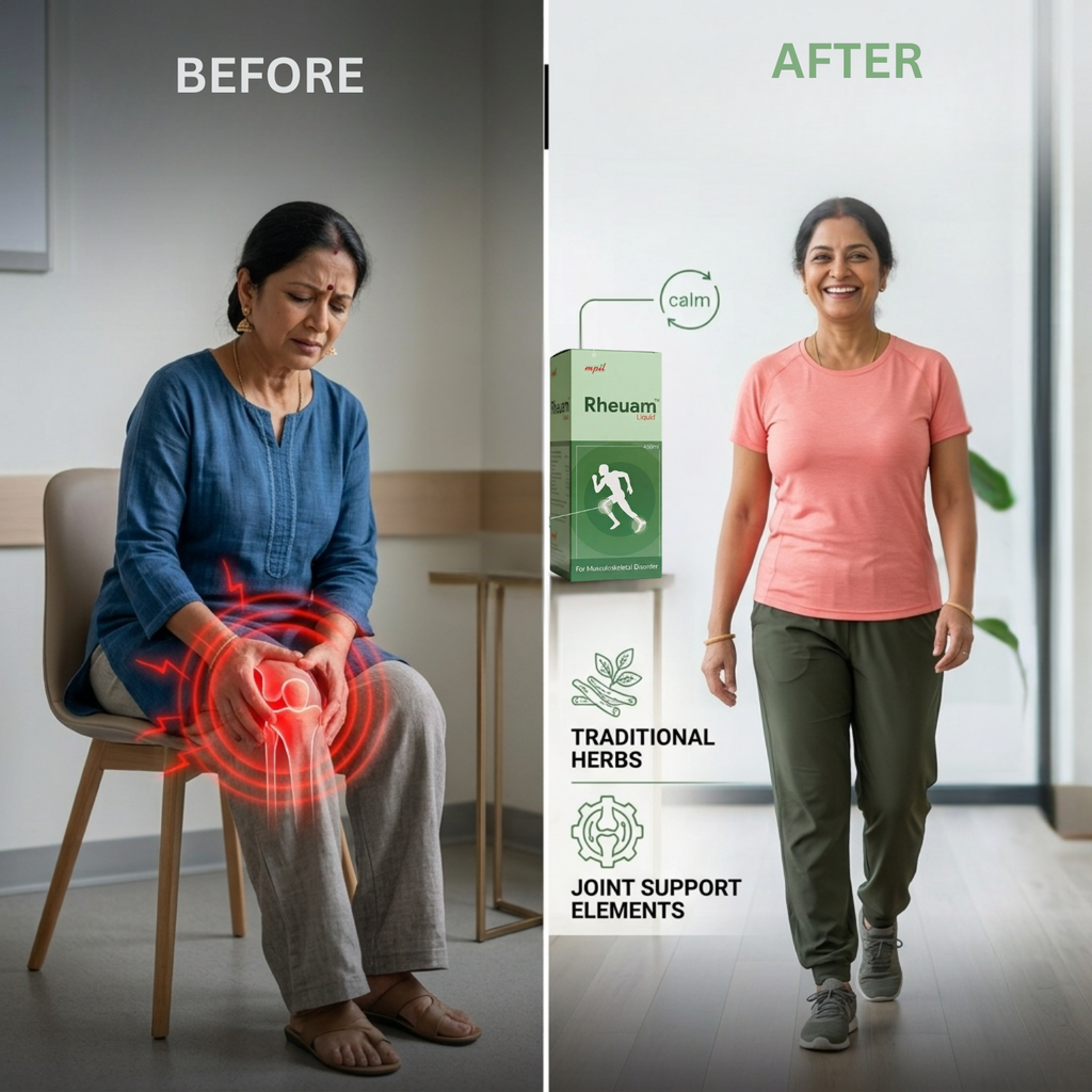 Rheuam Liquid: Advanced Ayurvedic Formula for Joint & Muscle Recovery