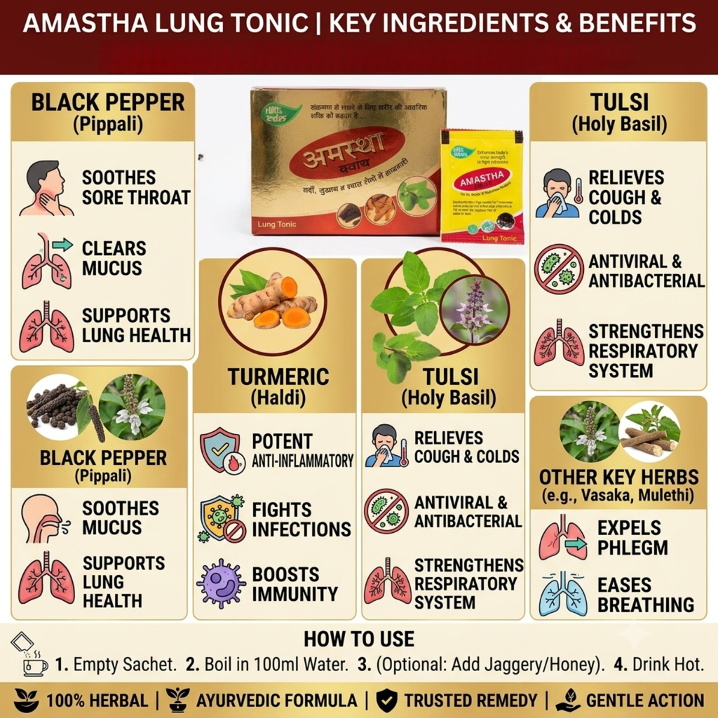 Amastha Kwath: Complete Respiratory Care pack 2