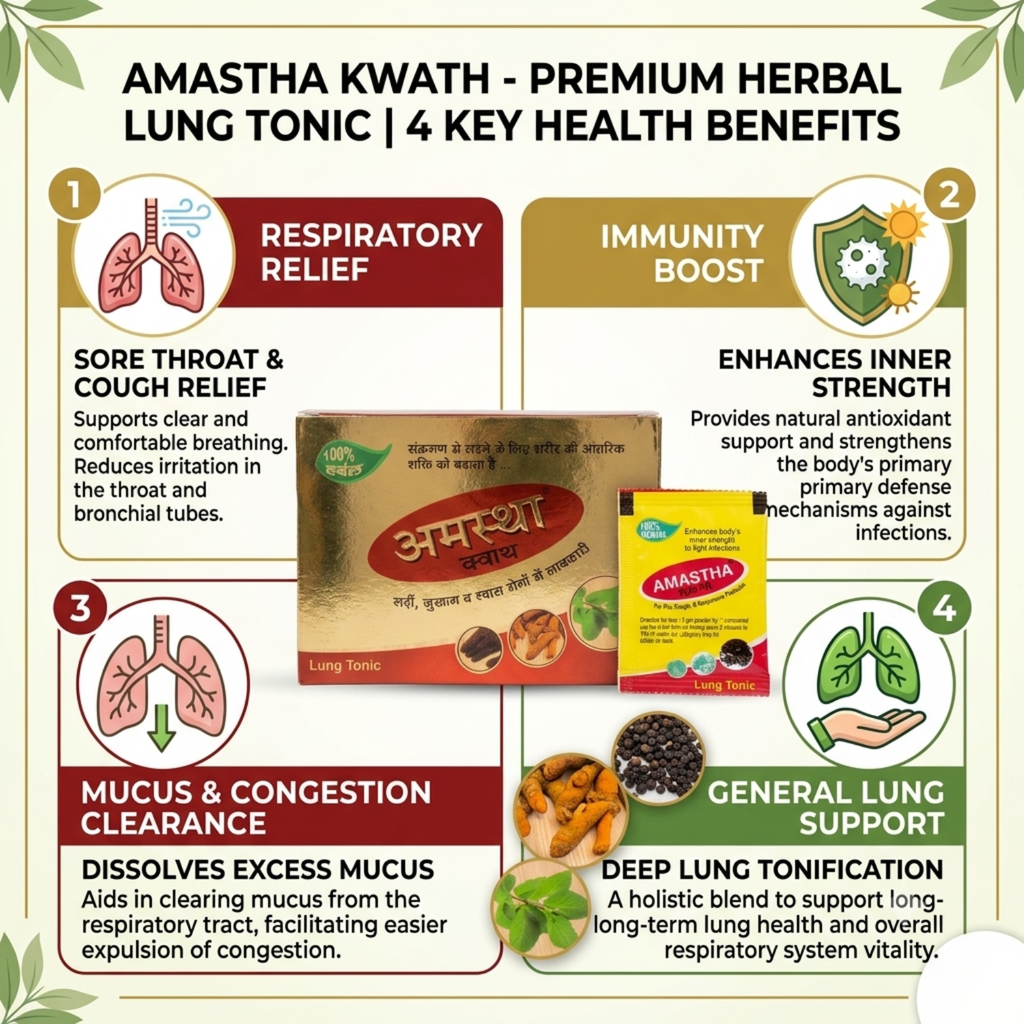Amastha Kwath: Complete Respiratory Care pack 2