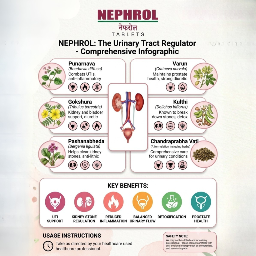 Nephrol Tablet: Advanced Urinary Care & Kidney Support Formula