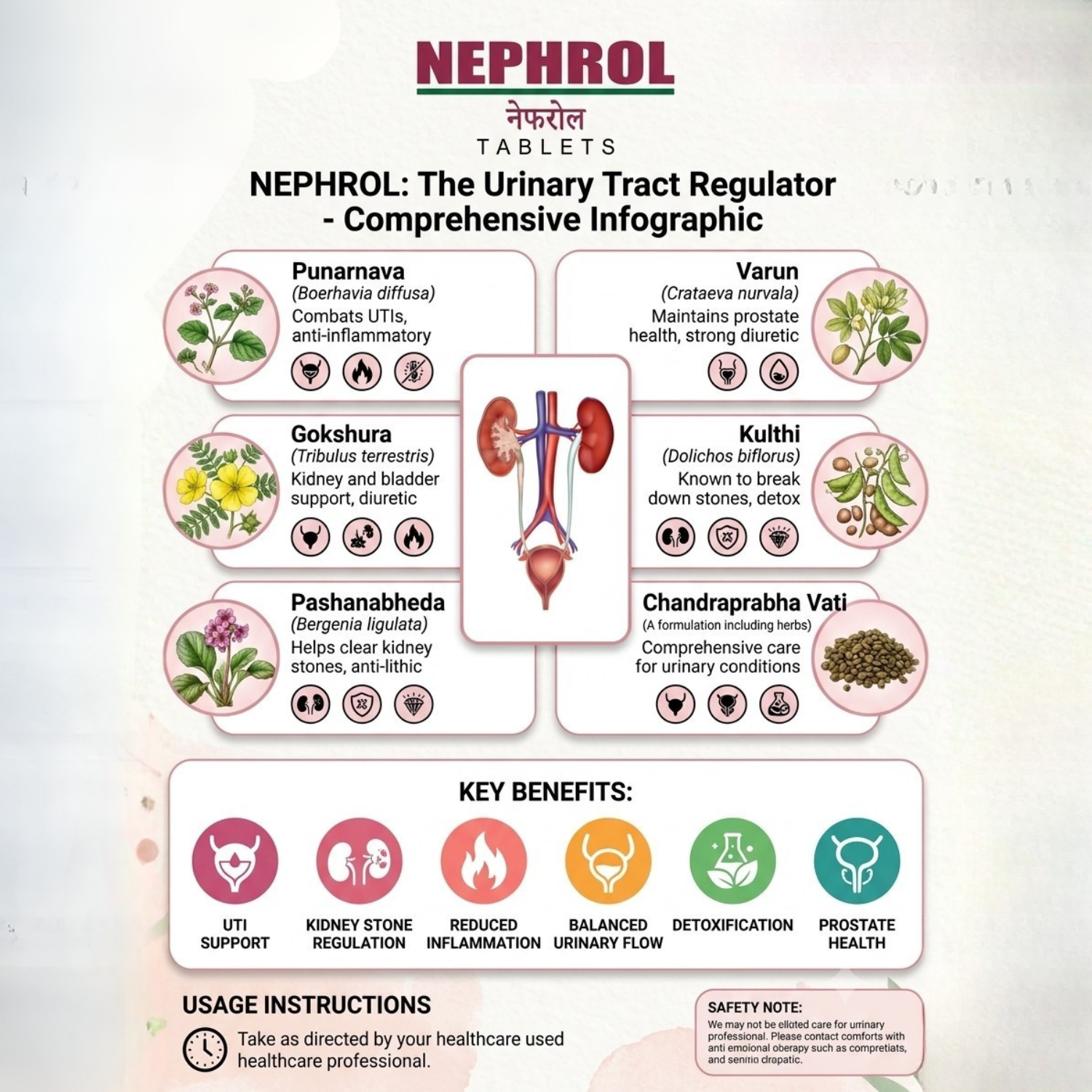Nephrol Tablet: Advanced Urinary Care & Kidney Support Formula