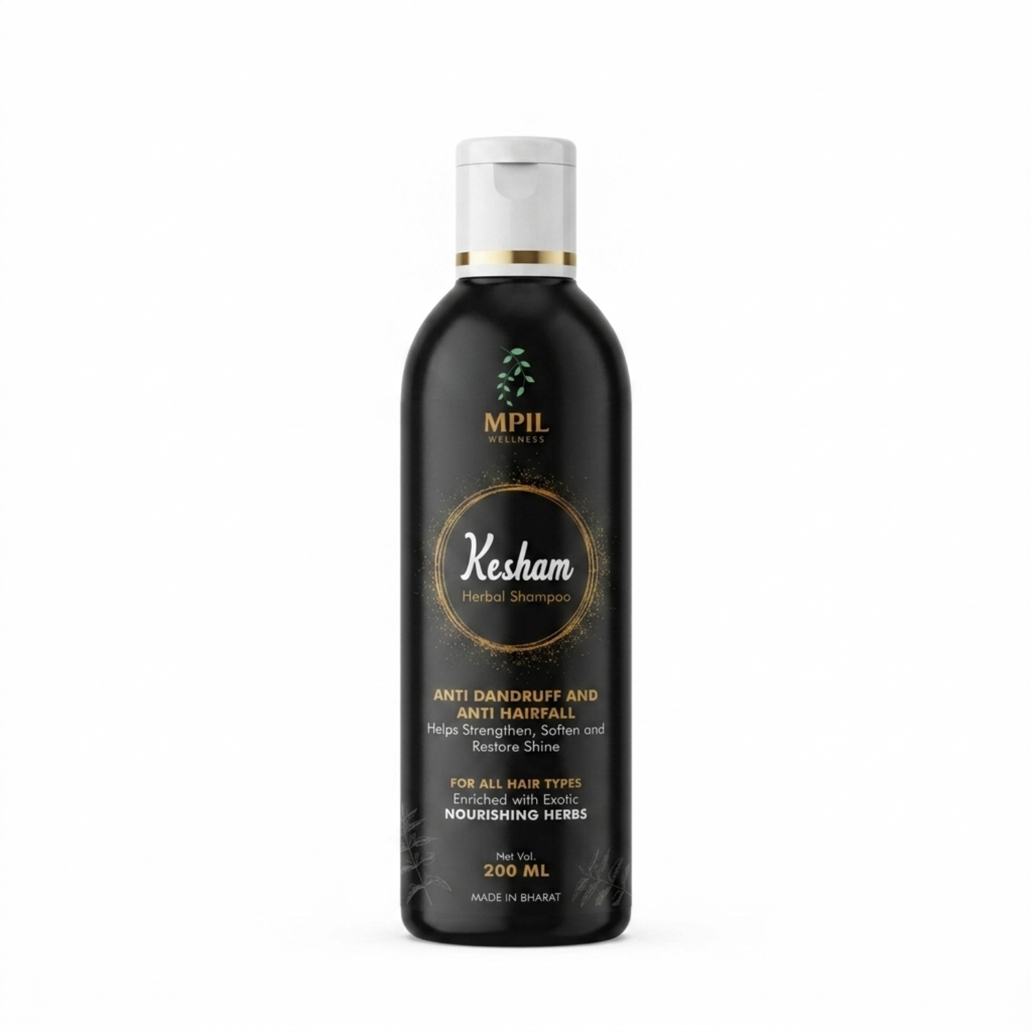 Kesham Herbal Anti dandruff Shampoo 200ml (Pack of 2)