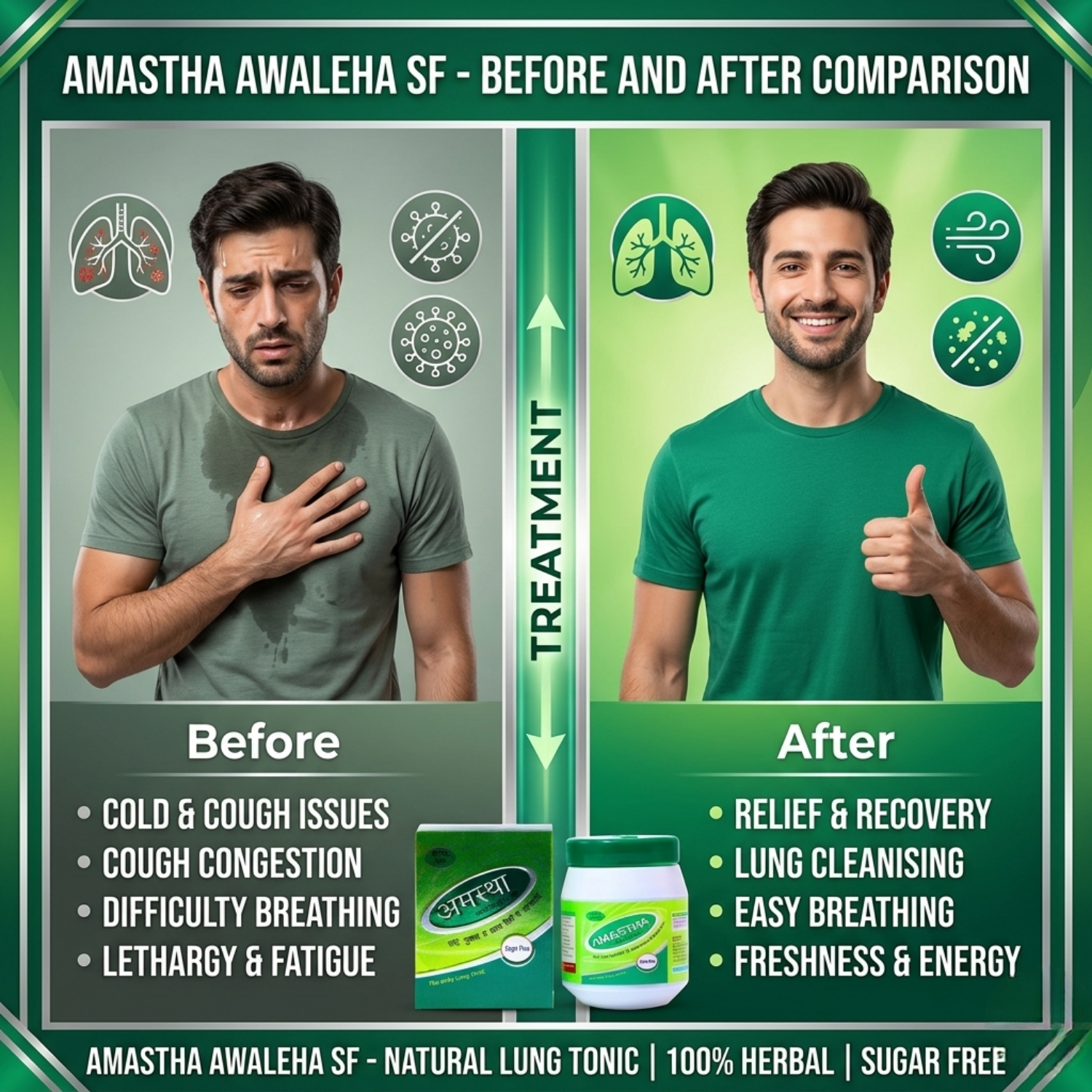 Amastha Awaleha Sugar-Free: Advanced Ayurvedic Immunity & Respiratory Support