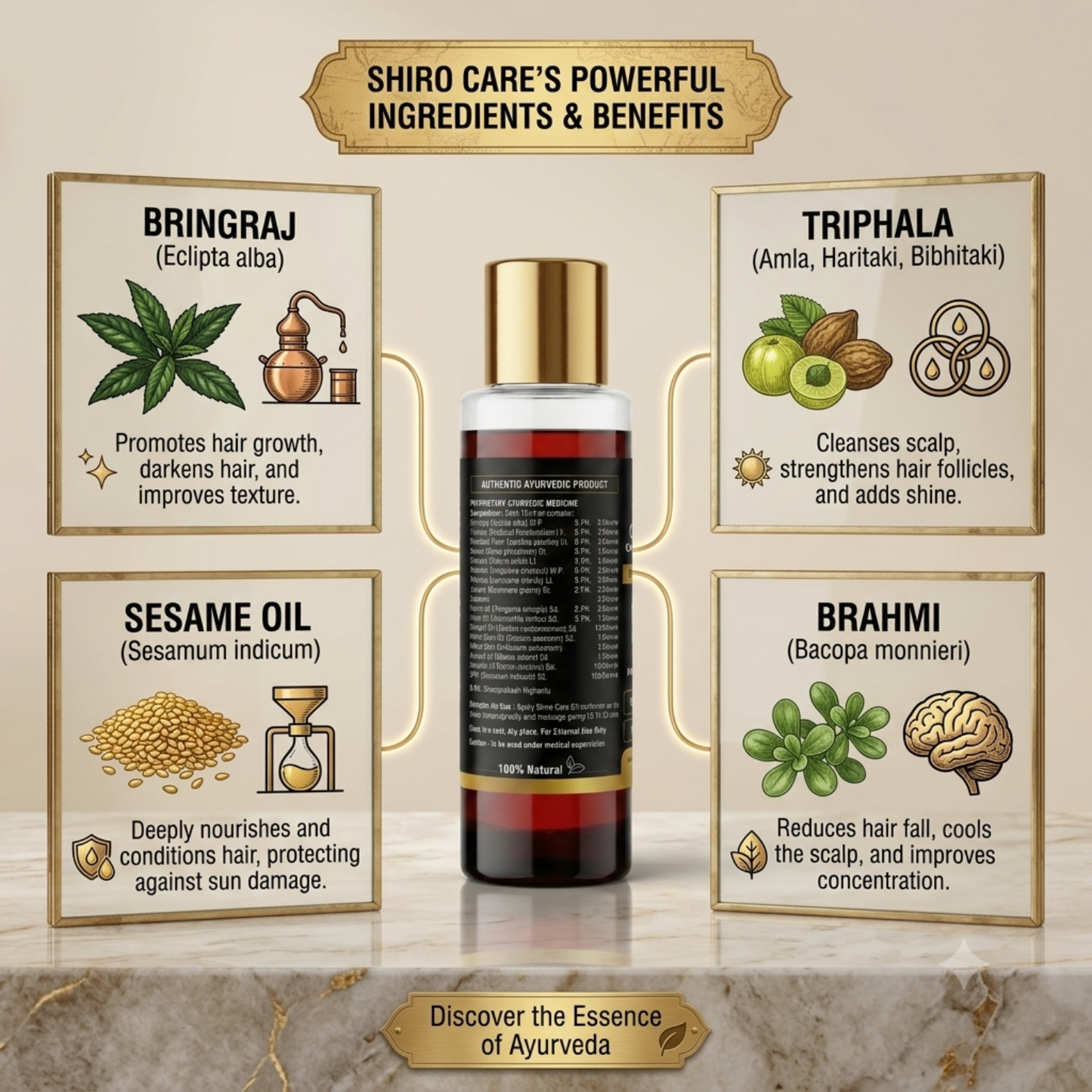 Shiro Care: Premium Ayurvedic Hair Revitalizer pack of 2