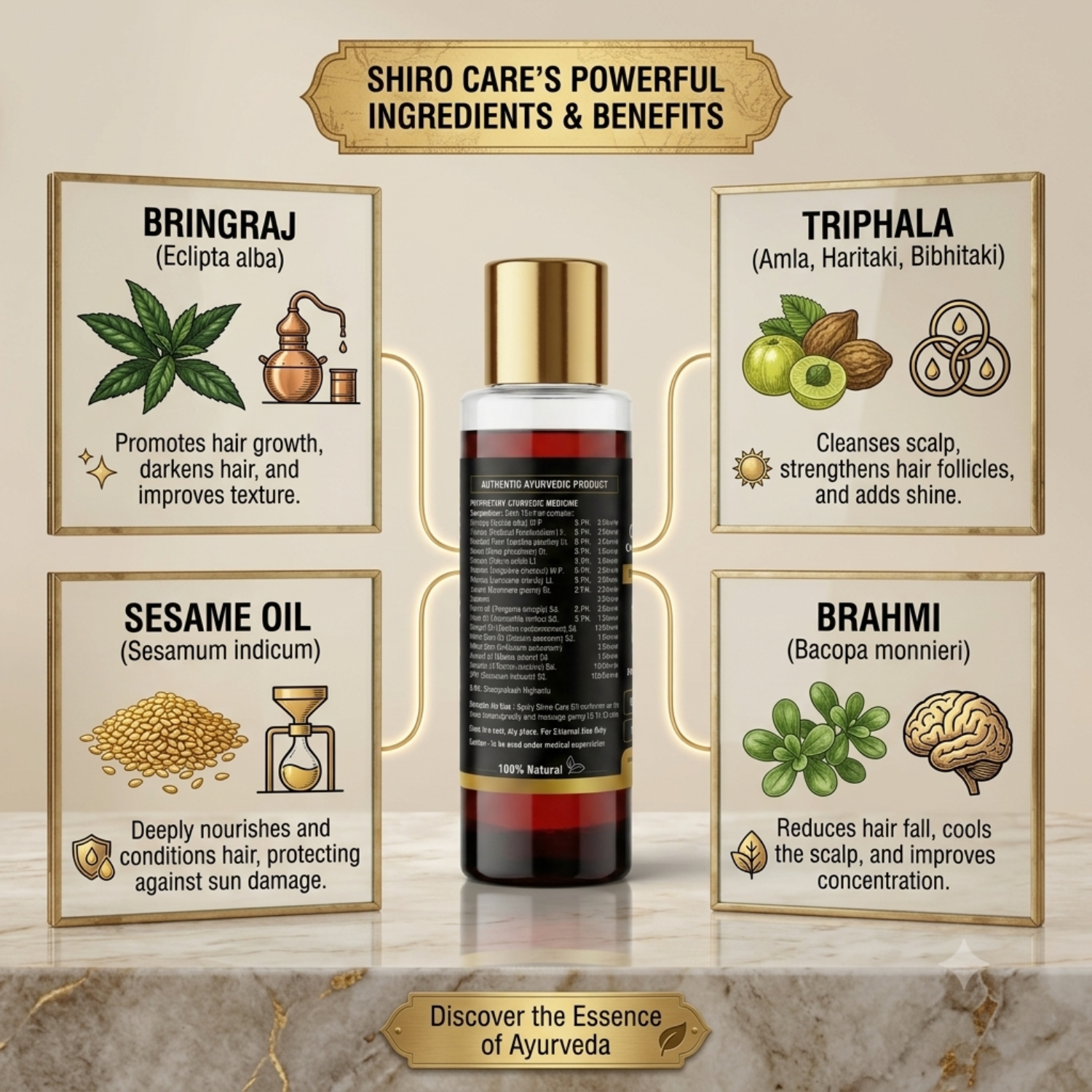 Shiro Care: Premium Ayurvedic Hair Revitalizer pack of 2