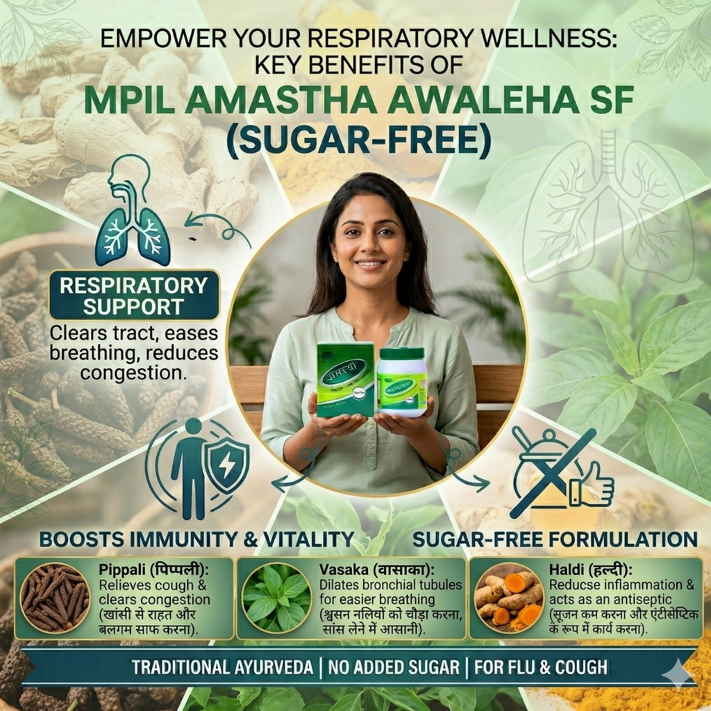 Amastha Awaleha Sugar-Free: Advanced Ayurvedic Immunity & Respiratory Support