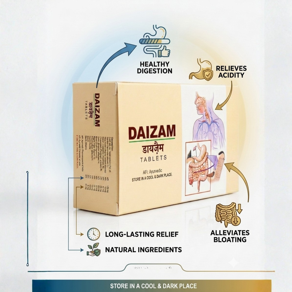 Daizam Tablets – High-Potency Digestive Support & Gastric Care