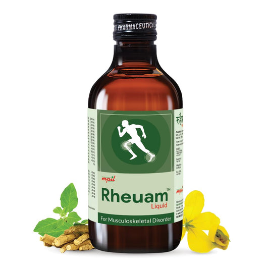 MPIL Rheuam Liquid Ayurvedic Syrup for Pain and  Artho Care, Joint Pain, Muscular Pain, Rheumatoid Arthritis & Frozen Shoulder | 450 ml