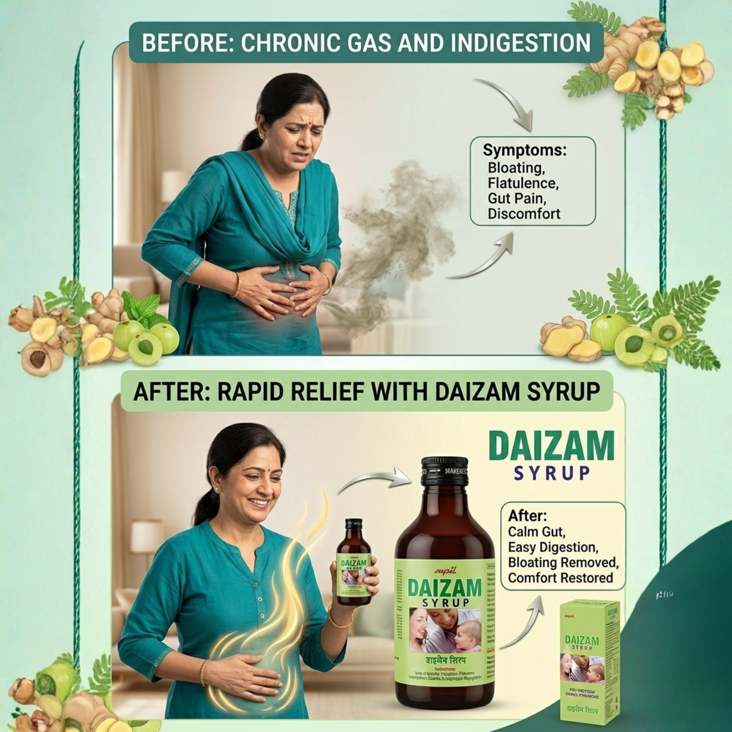 Daizam Syrup: Advanced Ayurvedic Digestive & Enzyme Formula
