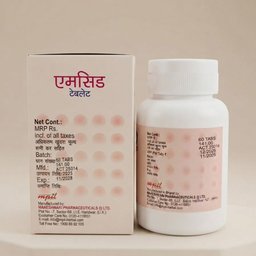 Amcid Tablets – Natural Relief for Hyperacidity & Gastritis