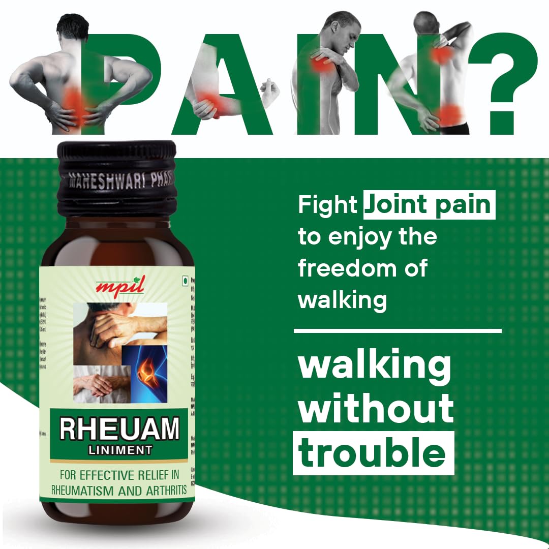 Rheuam Liniment Oil For Effective Pain Relief in Arthritis