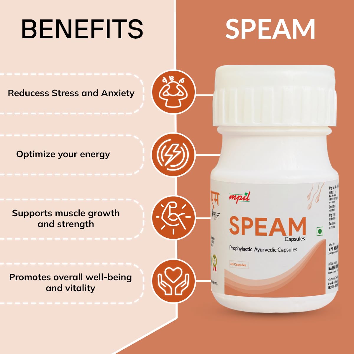 Speam Capsules for Sexual Health 60 capsules