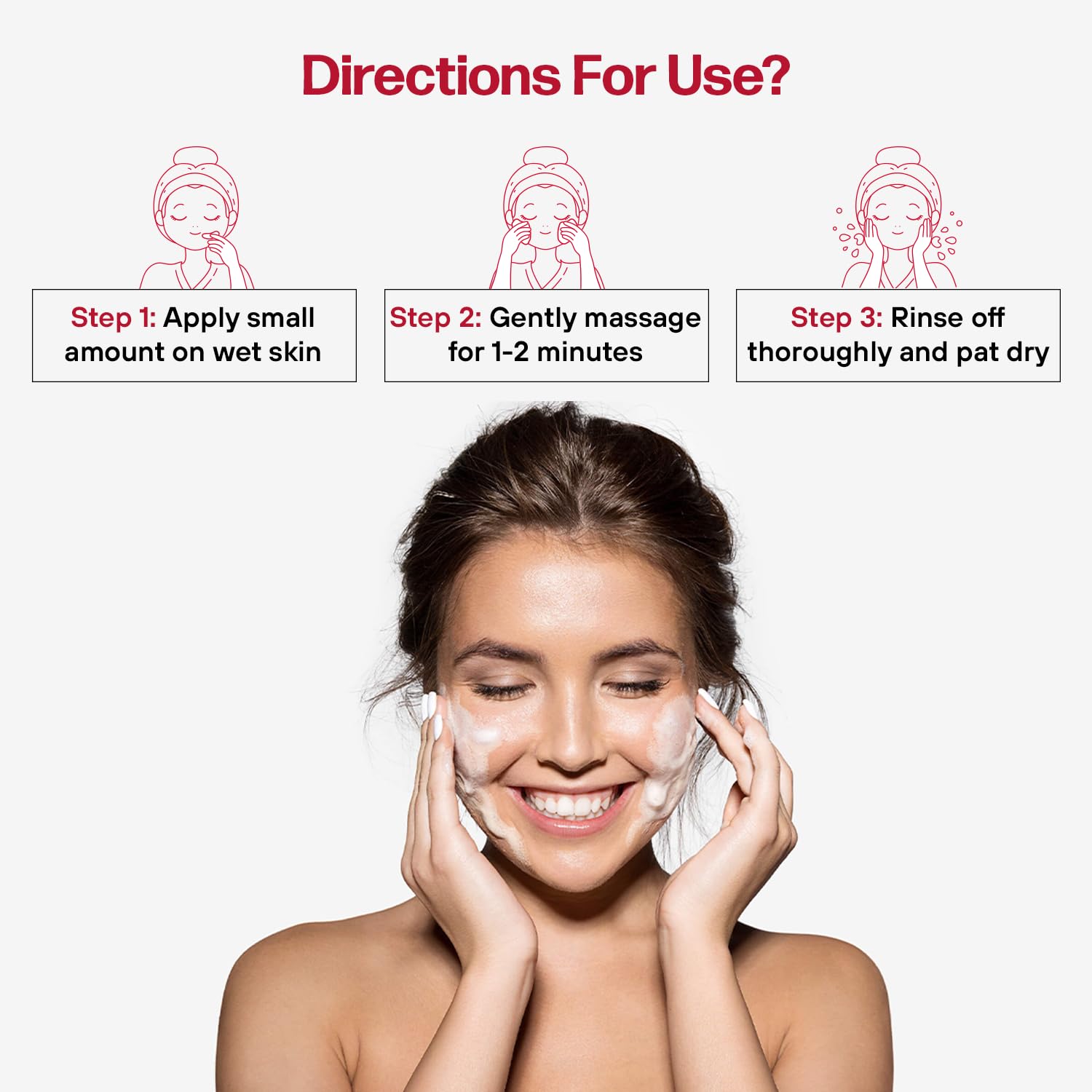 Fruit Brightening Face Wash pack of 4