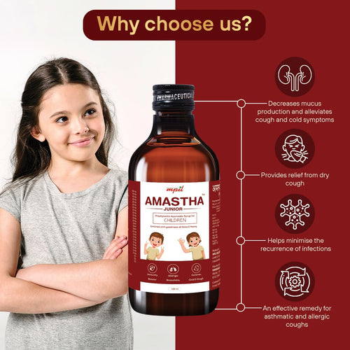 Amastha Junior: Gentle Herbal Respiratory Care & Lung Support for Children