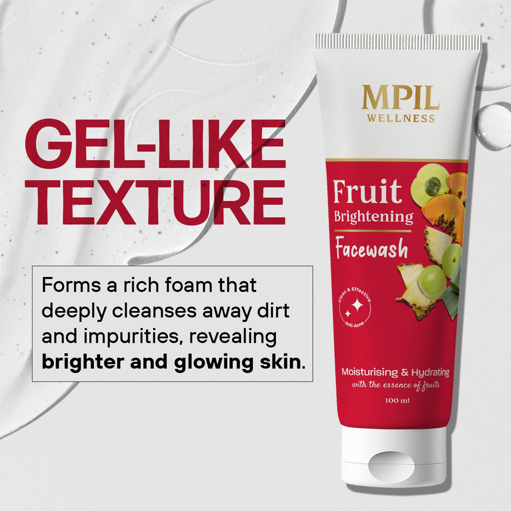 Fruit Brightening Face Wash pack of 4