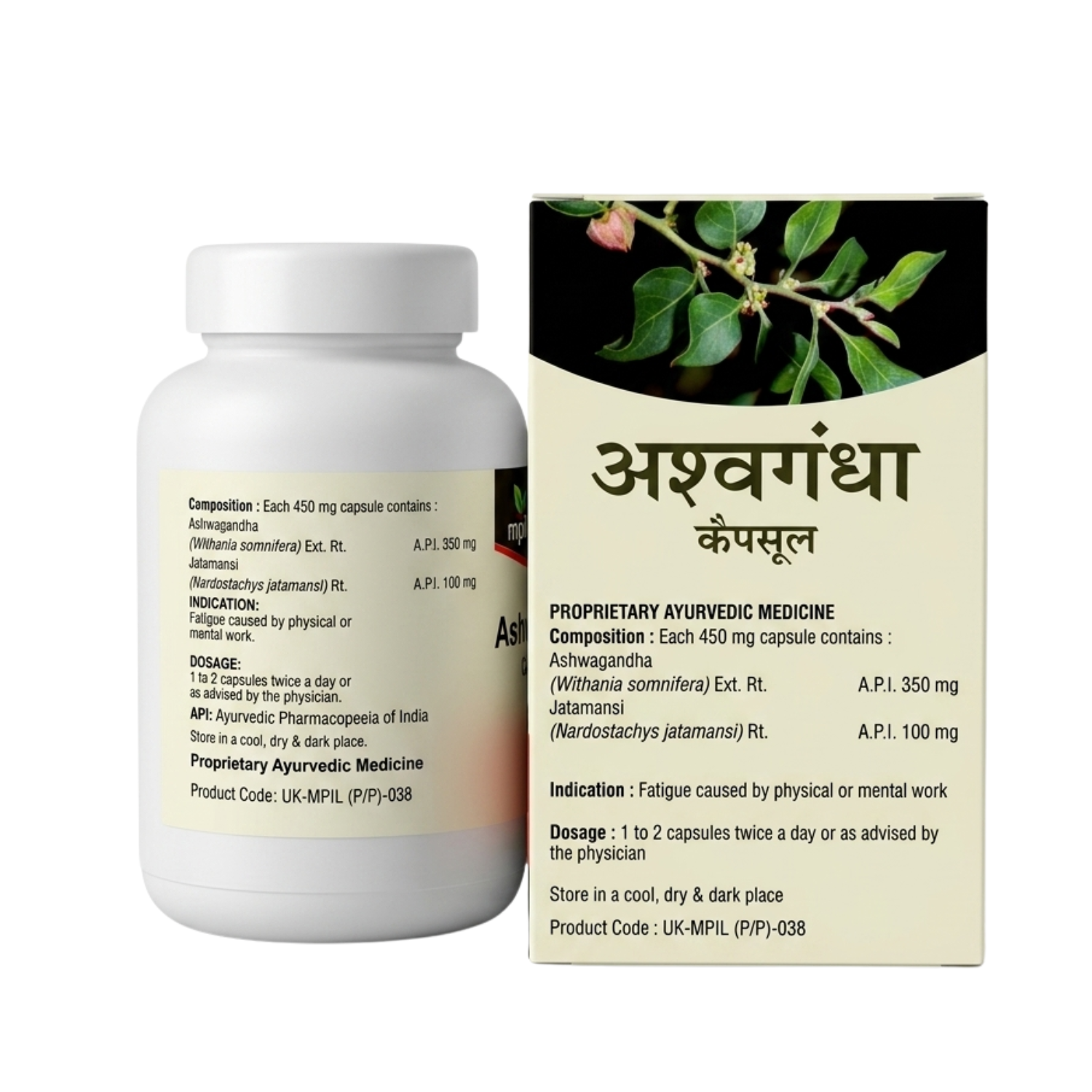 Ashwagandha & Jatamansi – Stress Relief & Vitality