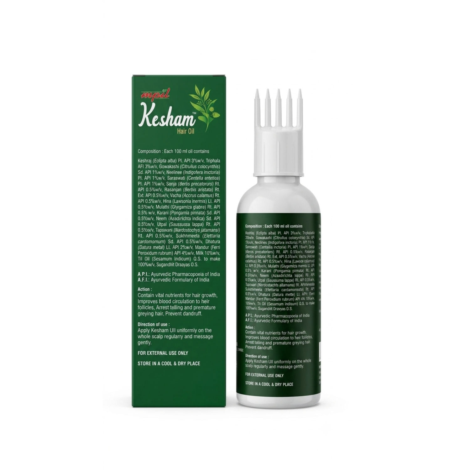 Kesham Hair Oil – Deep Scalp Nourishment & Hair Fall Control