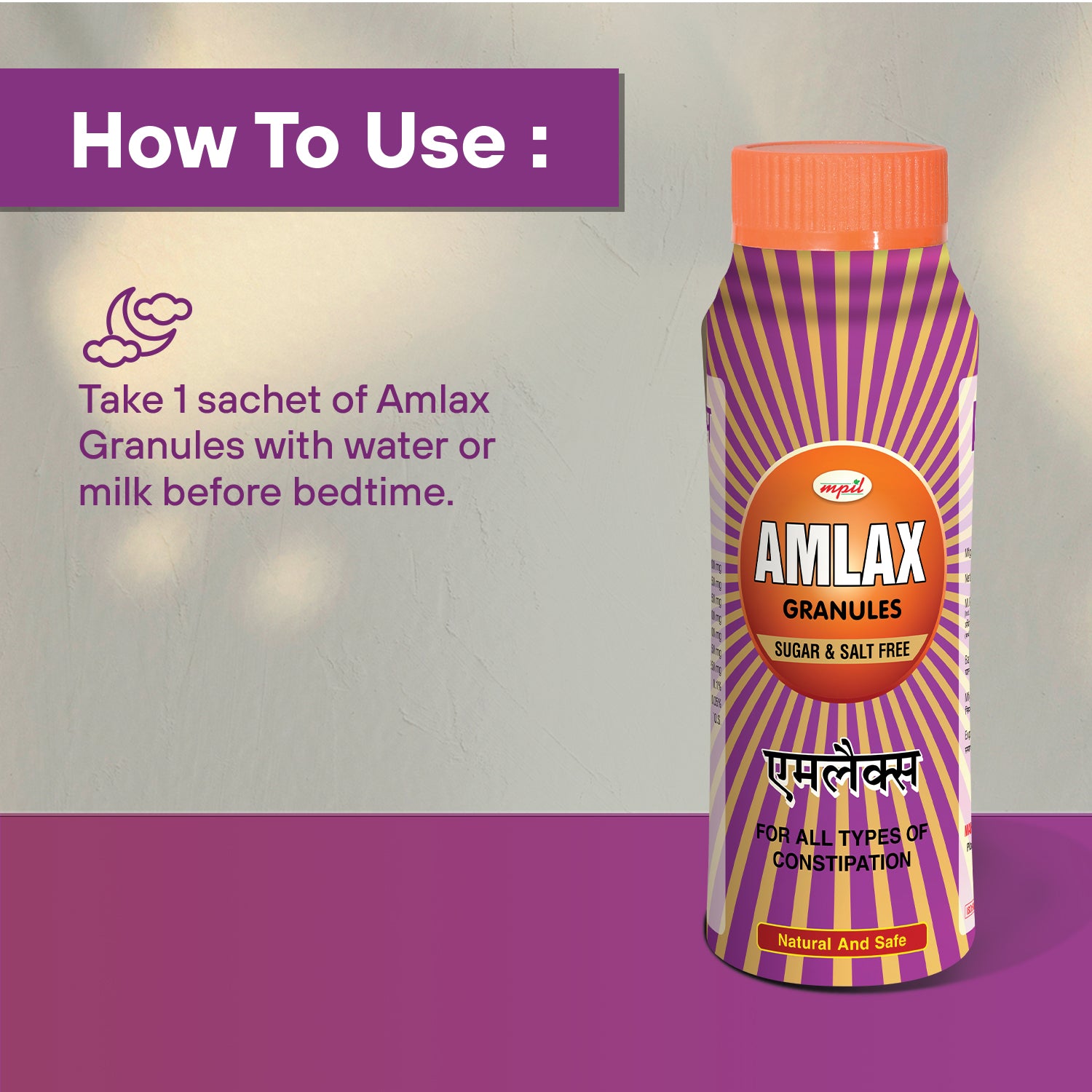 Amlax Granules – Gentle & Effective Constipation Relief
