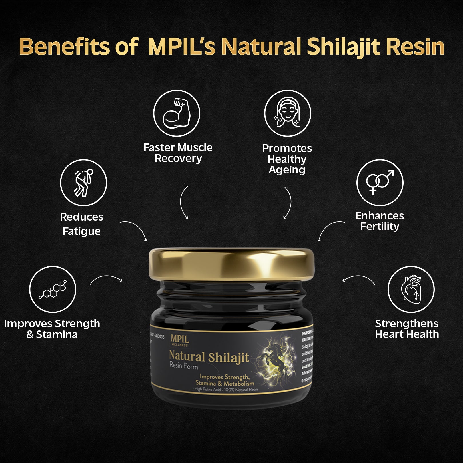 Natural Shilajit Resin: Pure Himalayan Vitality & 70% Fulvic Acid Powerhouse