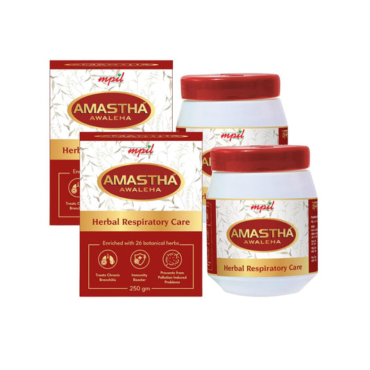 MPIL Amastha Awaleha 250 Grams Immunity Booster For Cold and Cough | Pure and Organic Goodness of Handpicked Amlas Enriched with Giloy, Vasa and Tulsi | Ministry of Ayush Approved Chawanprash