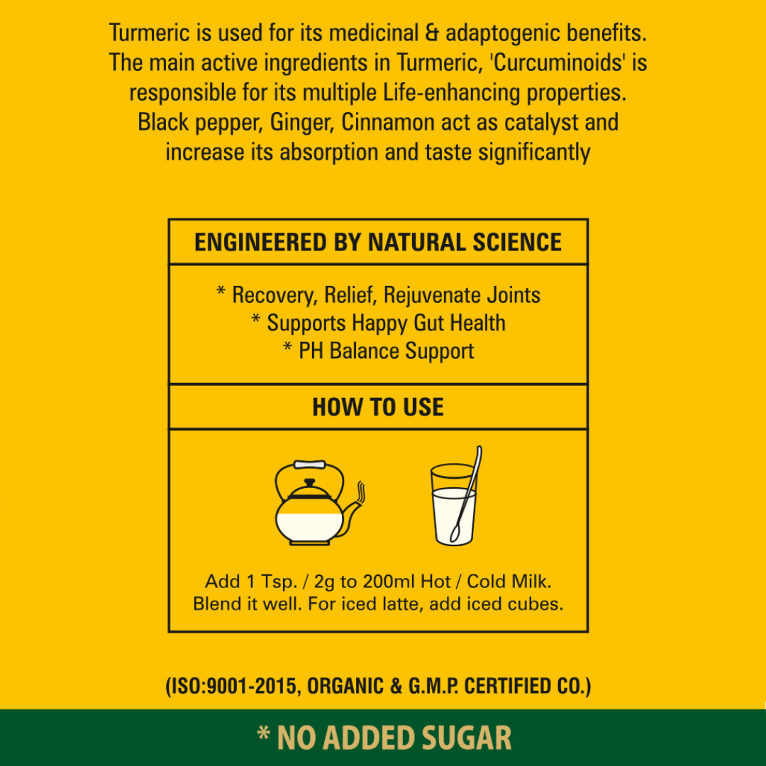 Organic Turmeric Powder 100 grams pack of 2